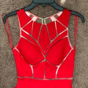 Red Prom dress